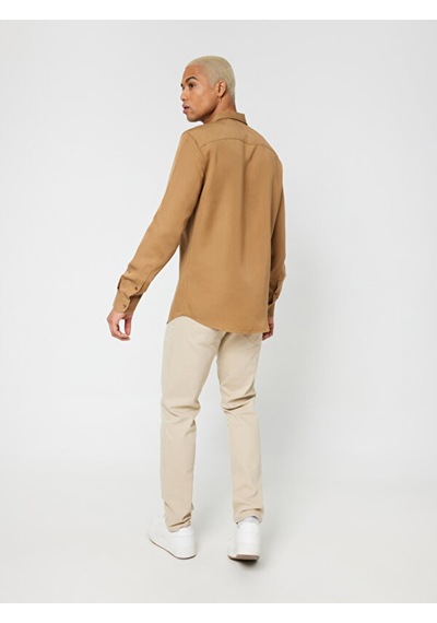 Lf2031461 Gömlek U.kol Camel