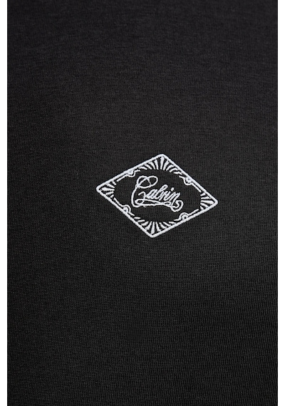 Calvin Klein Erkek T Shirt Lv04re802g Ub1 Siyah Siyah
