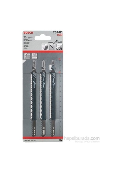 Hızlı Kesim Dekupaj Testeresi Bıçağı, 3'lü Paket