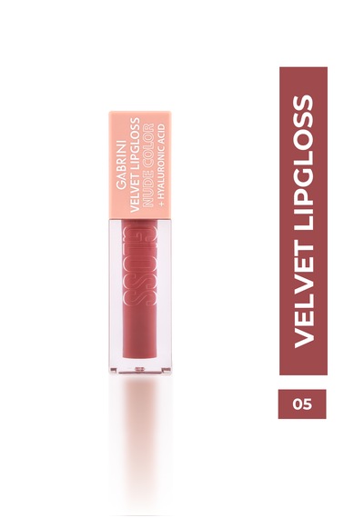 Gabrini Velvet Lipgloss Nude Color 05