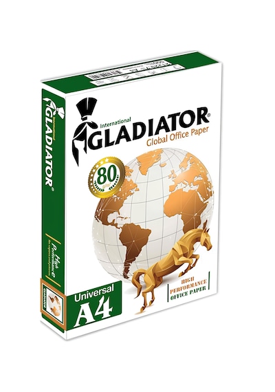 Gladiator A4 Fotokopi Kağıdı 80gr 5 Paket 2500 Yaprak 1 Koli A4