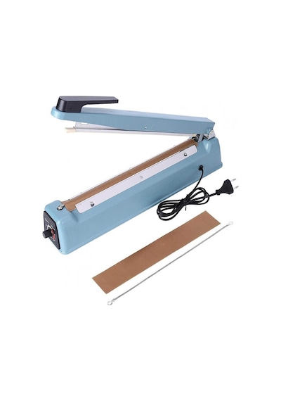 Psf-200 - 20cm Poşet Ağzı Kapama Yapıştırma Makinası - Metal Gövde + Yedek Tel Ve Teflon