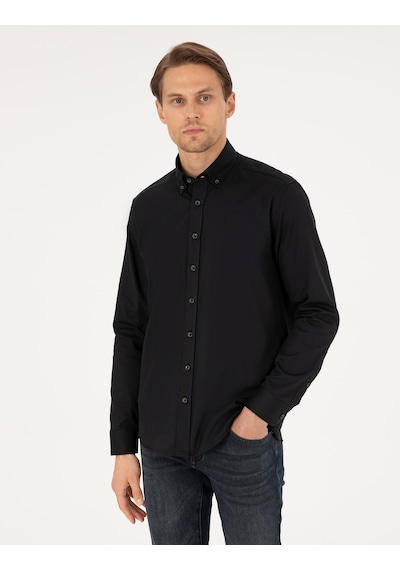 Pierre Cardin Erkek Siyah Gömlek Desenli 50292553-vr046 Siyah Pierre Cardin Erkek Siyah Gömlek Desenli 50292553-vr046 Siyah