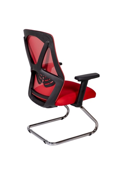 Ofisbazaar Dolphin Siyah Fileli Misafir Koltuğu Ergonomik Toplantı Ve Bekleme Koltuğu Kırmızı Kırmızı Ofisbazaar Dolphin Siyah Fileli Misafir Koltuğu Ergonomik Toplantı Ve Bekleme Koltuğu Kırmızı Kırmızı