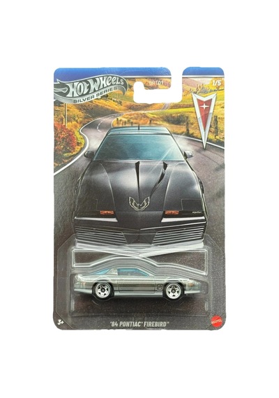 Hot Wheels Silver Series 1984 Pontiac Firebird Gri 1:64 Koleksiyonluk Metal Model Araba