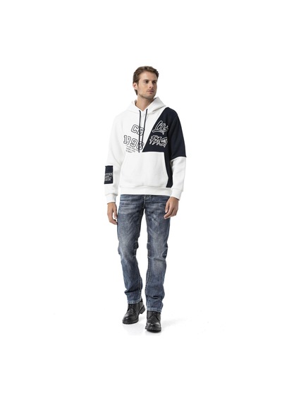 Cipo & Baxx Cl573 Boldmove Luxe Men Hoodie Ecru