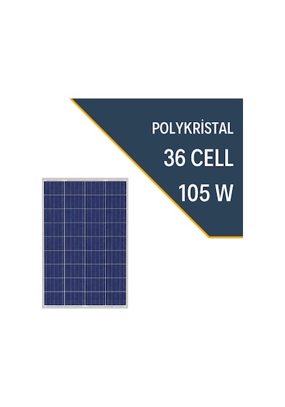 Lexron 105w Polykristal Güneş Paneli
