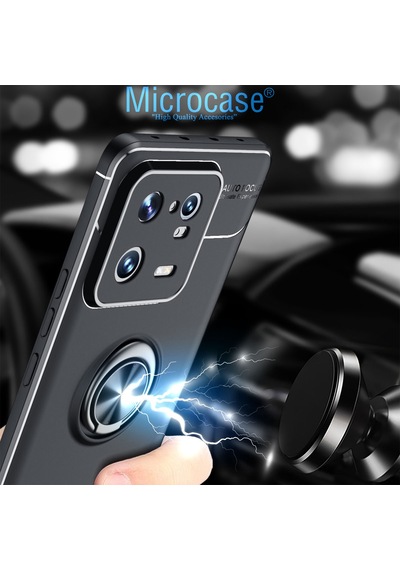Xiaomi 13 Pro (Global) Focus Serisi Yüzük Standlı Kılıf-AL3363