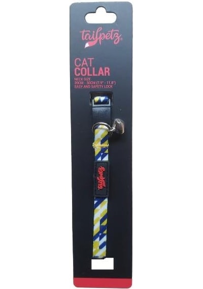 Tailpetz Cat Color Easy & Safety Lock Cut Ayarlanır Kedi Boyun Tasması