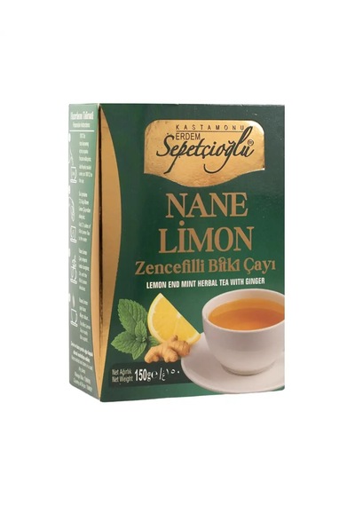 Sepetçioğlu Kastamonu Zencefilli Nane Limon Bitki Çayı 150 G