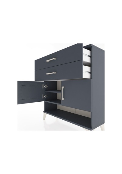 Arges Şifonyer 2 Raflı 2 Çekmeceli 2 Kapaklı 88x30x96 Antrasit-antrasit Antrasit Arges Şifonyer 2 Raflı 2 Çekmeceli 2 Kapaklı 88x30x96 Antrasit-antrasit Antrasit