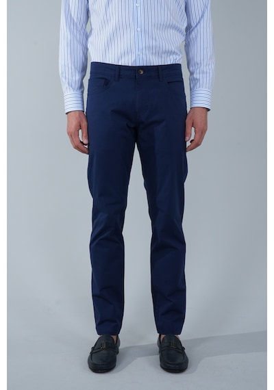 Bisse Açık Lacivert Pamuk 5 Cepli Spor Erkek Pantolon Pns24y24109 D38 Açık Lacivert