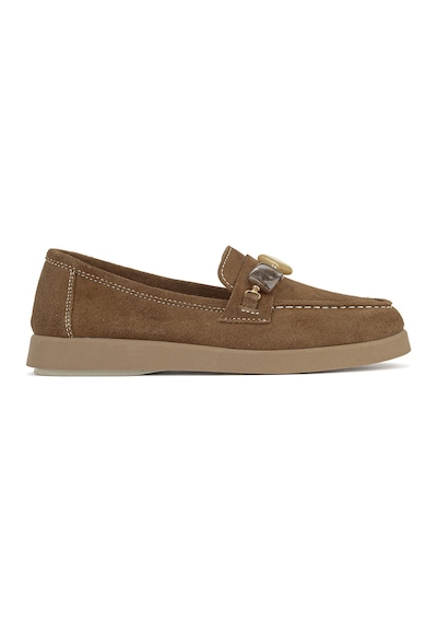 Ziya, Kadın Hakiki Deri Loafer Ayakkabı 161359z710 Caramel 161359z710 809