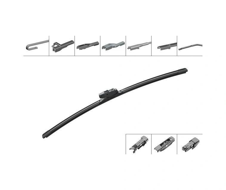Silecek Süpürgesi Muz Aeroeco Tek Ae550 550mm 4 Aparatlı Üniversal Bos3397015581