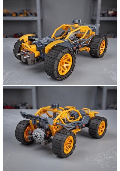 Clemen-toni Mechanics Buggy & Quad 2 Model Bir Arada S.t.e.m. Mühendislik Ve Yapı Seti