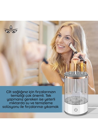 Bienvenue Elektrikli Makyaj Fırçası Temizleme Makinesi