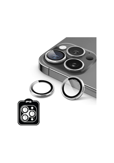 İphone Uyumlu Prolens Kamera Lens Koruyucu Alüminyum Cd Çerçeve, Hd Netlik, Çizilmelere Dayanıklı, Bireysel Kamera Lens Kapağı Gümüş, İphone 16 Pro/pro Max