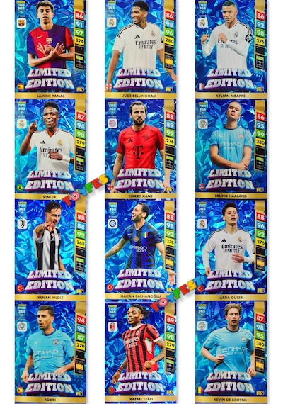 Panini Fifa 365 - 2025 Official Special Edition Premium Card Futbolcu Kartları - 1 Paket 10 Kart