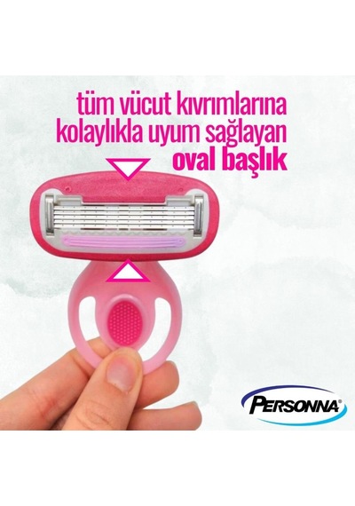 Personna Halo Kadın Mini Seyahat Boy Tıraş Bıçağı- 5 Adet