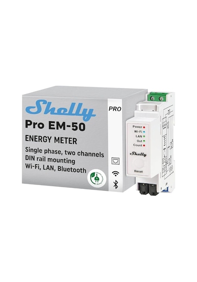 Shelly Pro EM-50 1 Faz Enerji Ölçer