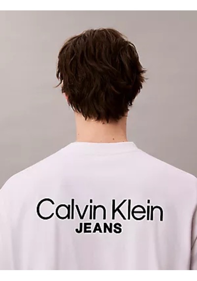 Calvin Klein Erkek Tişört-lv04rd825g Beyaz