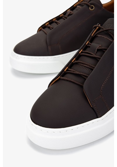 Valmenti Erkek Hakiki Deri Sneakers & Spor Ayakkabı 965 2617 Erk Ayk Y25 Kahve Zuma Kahverengi