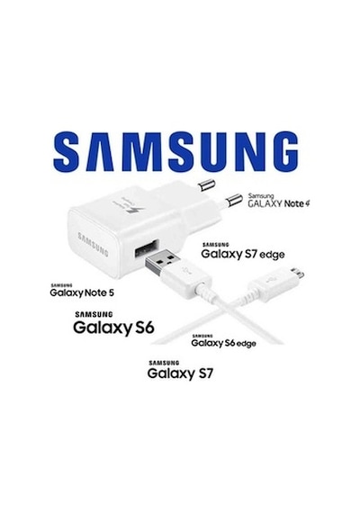 Senalstore Samsung S6 S7 Edge Note 4 Note 5 Uyumlu Hızlı Şarj Cihazı Şarj Aleti