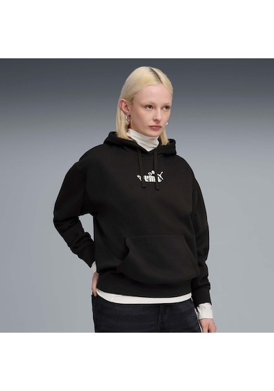 Puma Essentıals Nature 2.0 Comfort Kadın Kapüşonlu Sweatshırt 688079 01 SiYAH