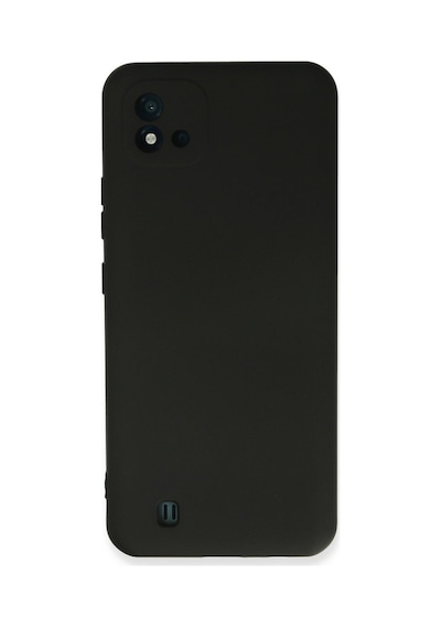 Realme C11 2021 Kılıf Nano İçi Kadife Silikon - Siyah Ym285562