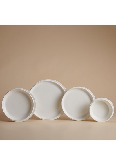 Korkmaz Crown Collection 30 Parça Yemek Takımı A9813 Beyaz