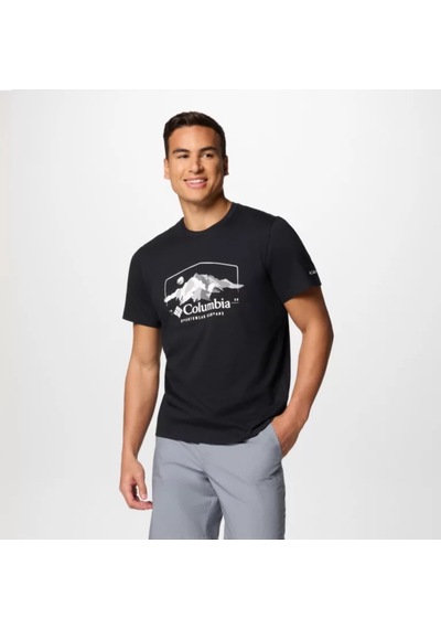 Columbia Csc M Brush With Nature Ss Tee Erkek Kısa Kollu Tişört Cs0411 Siyah