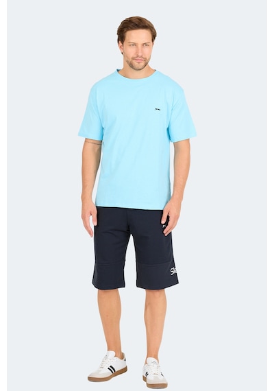 Slazenger Karnen In Oversize Erkek Baskılı Nane Tişört Nane