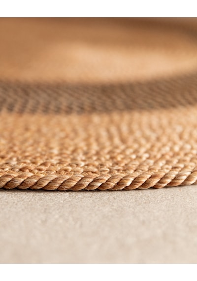 Madame Coco Alsace Oval Kilim - Naturel/siyah - 90x150 Cm 8684427193235 Çok Renkli