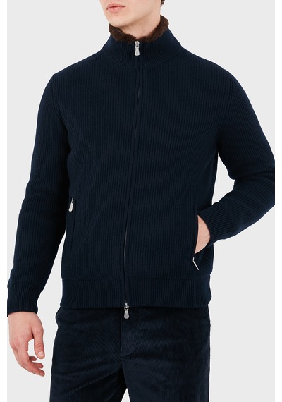 Gran Sasso Regular Fit Fermuarlı Dik Yaka Fitilli Triko Ceket Erkek Ceket 23146 15581 598 Lacivert Gran Sasso Regular Fit Fermuarlı Dik Yaka Fitilli Triko Ceket Erkek Ceket 23146 15581 598 Lacivert