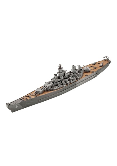 Revell Starter Kit Gemi Battleship Uss New Jersey 75183
