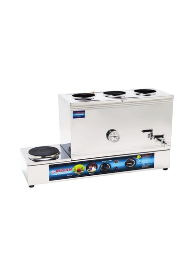 Mizan 60 Lık Elektrikli 40 Litre 3 Demlikli Çay Kazanı Çay Ocağı