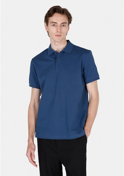 Colin's Colins Regular Fit Polo Yaka Düz Erkek Mavi Kısa Kol Tişört Cl1073960 Q1.v2 Blu Koyu Mavi
