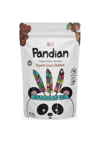 Organik Pandian Çocuk Çikolatası Ve Organik Bebek Bisküvisi Seti 300 G