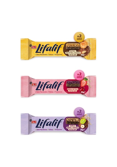 Lifalif Meyve Bar Deneme Paketi 6 Adet