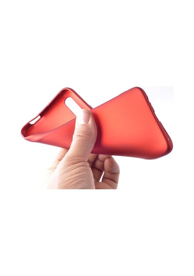 Huawei P Smart Pro 2019 Kılıf Zore Premier Silikon Kapak Kırmızı