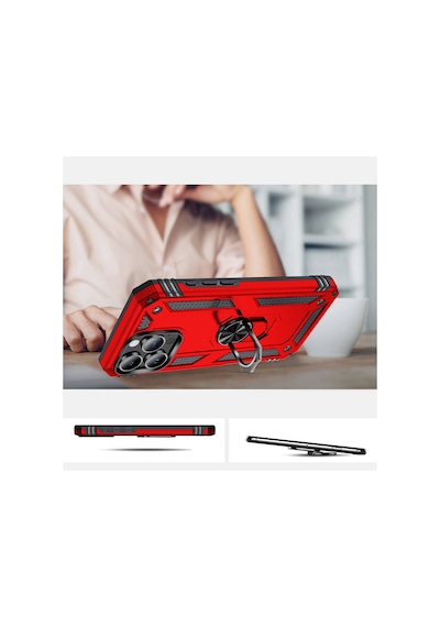 Zore Apple Uyumlu iPhone 16 Pro Max Kılıf Vega Kapak-mavi Mavi