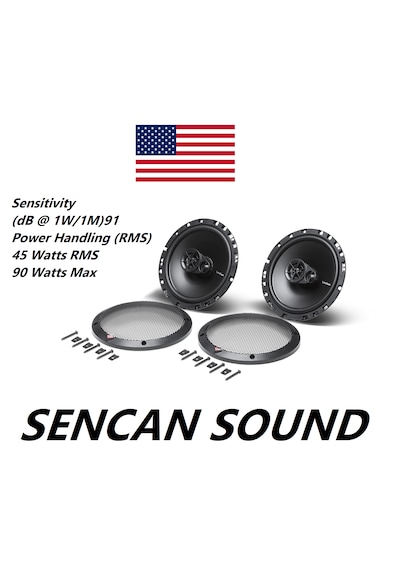 Rockford Fosgate Prime 6.50" 3 Yönlü Tam Aralıklı Hoparlör Çift R165x3