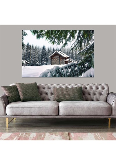 Es10 Koşan Kaplan Dekoratif Kanvas Tablo 1142 (120 x 80)