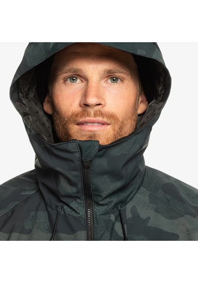 Quiksilver Mission Printed Block Erkek Snowboard Montu Haki