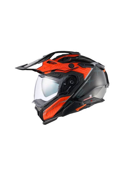 Nexx X.wed 3 Furka Karbon Turuncu-gri Kask Turuncu