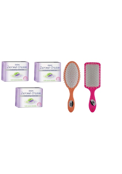 Dalan Derma Cream Nemlendirici Sabun 100gr X 3 Adet Saç Fön Fırça