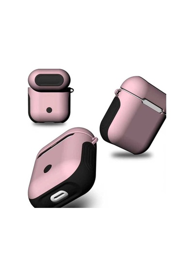 Apple AirPods Uyumlu Kılıf Zore Shockproof Silikon Pembe