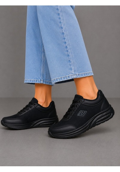 Celira Prl Siyah Anorak Kadın Sneaker Spor Ayakkabı 724