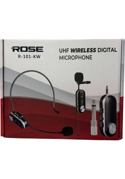 Rose R-101-kw Uhf Kablosuz Kulaklık Mikrofonu