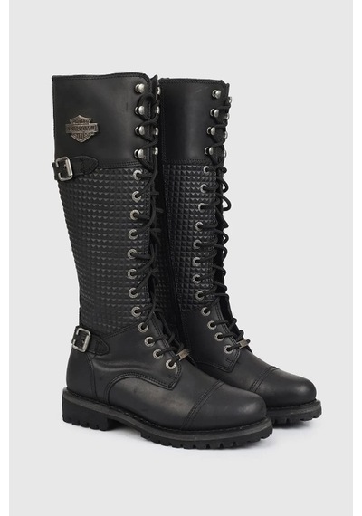Harley Davidson Siyah Kadın Günlük Çizme 025Z100533-Tıny-Black-De 37 Siyah